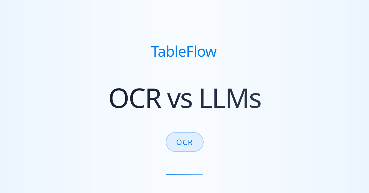 OCR vs LLMs: What's the Best Tool for Document Processing in 2025?