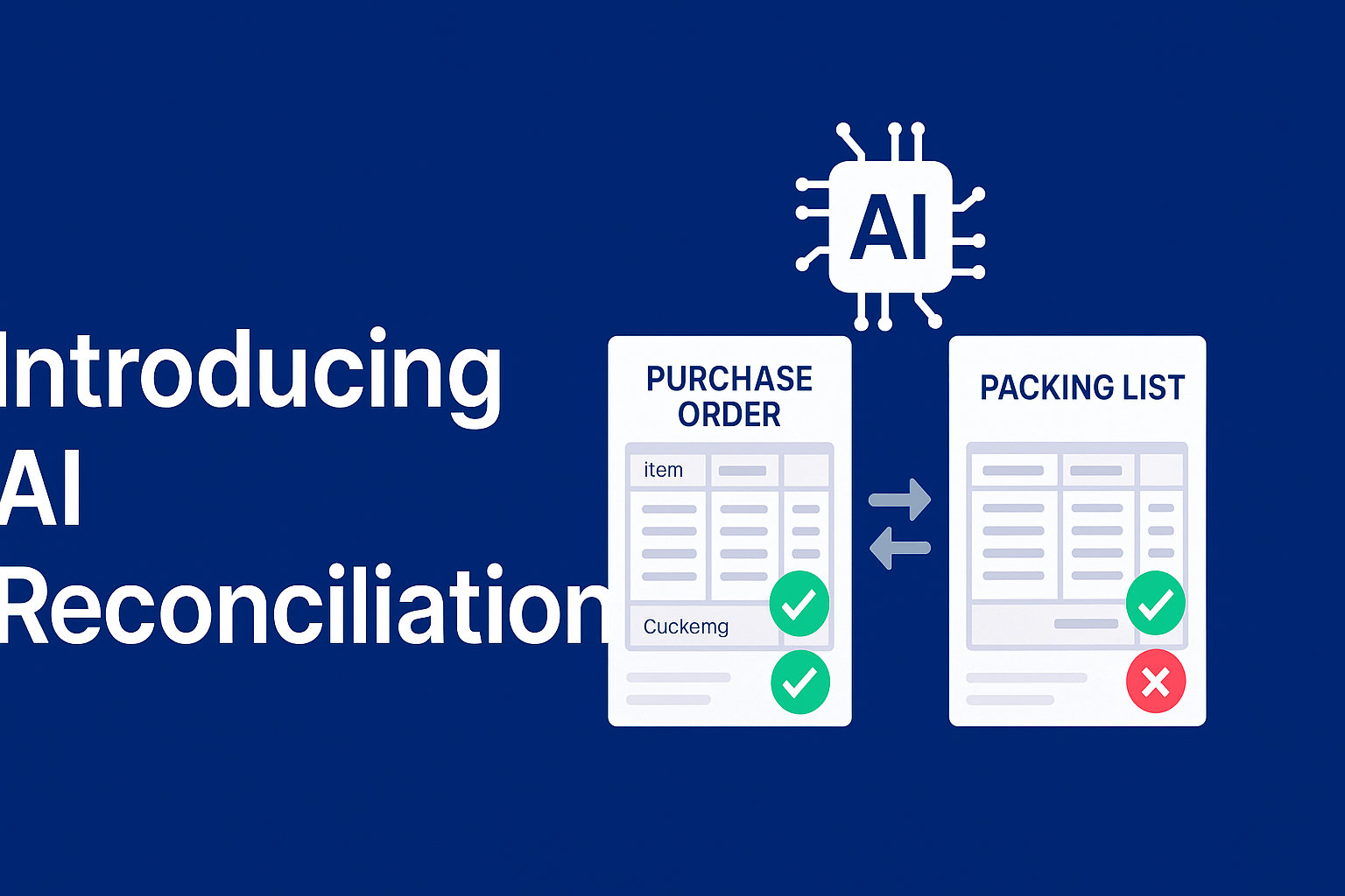 Introducing AI Reconciliation: Say Goodbye to Manual PO Matching